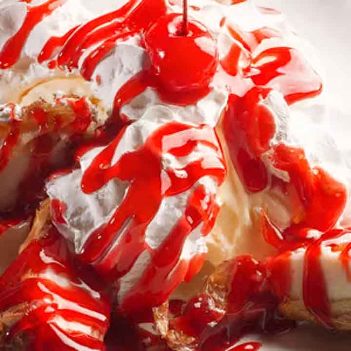 Deep-Fried Raspberry Cheesecake