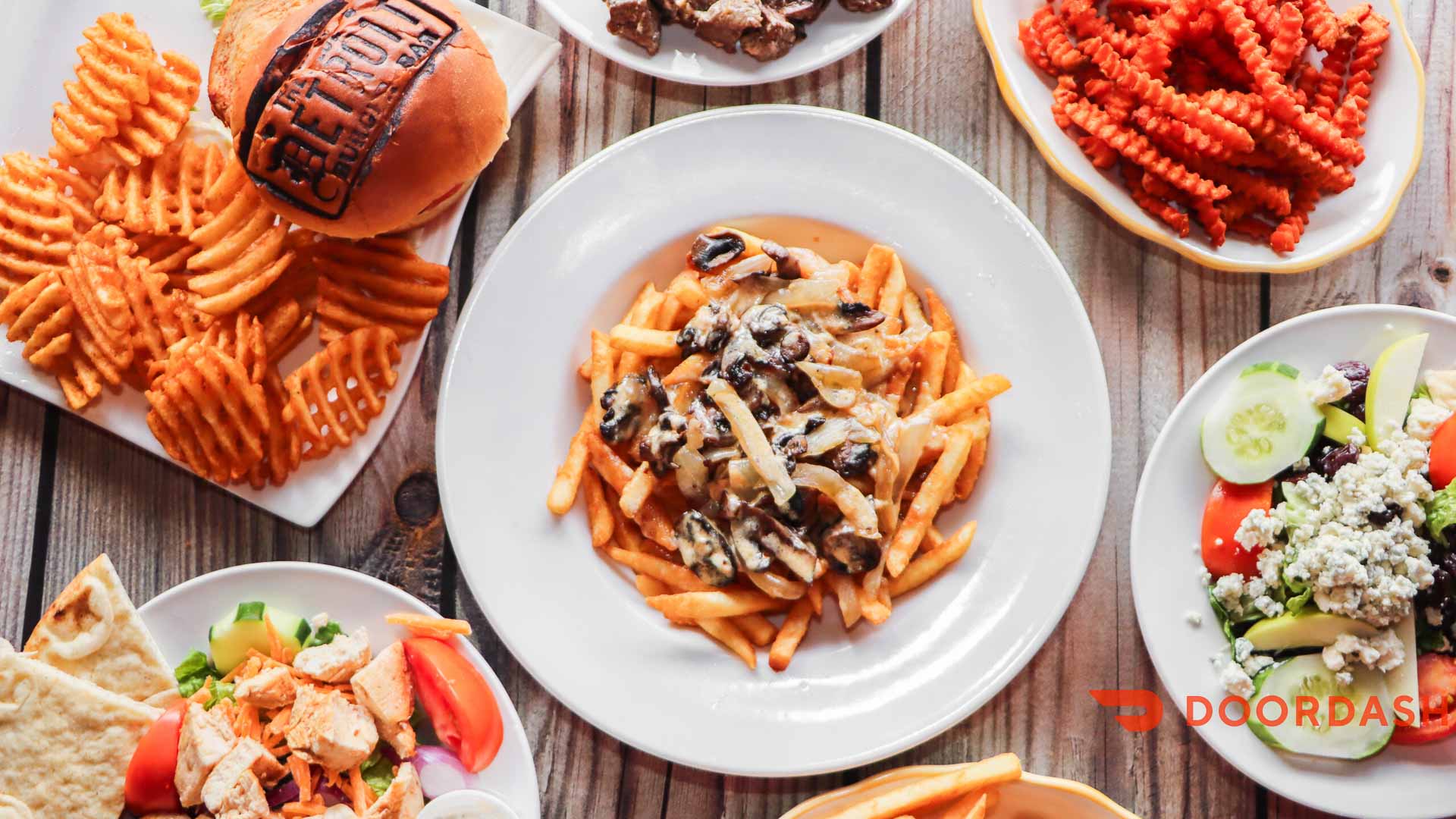 The Olde Detroit Burger Bar collection of available food for catering Lake Orion, Michigan